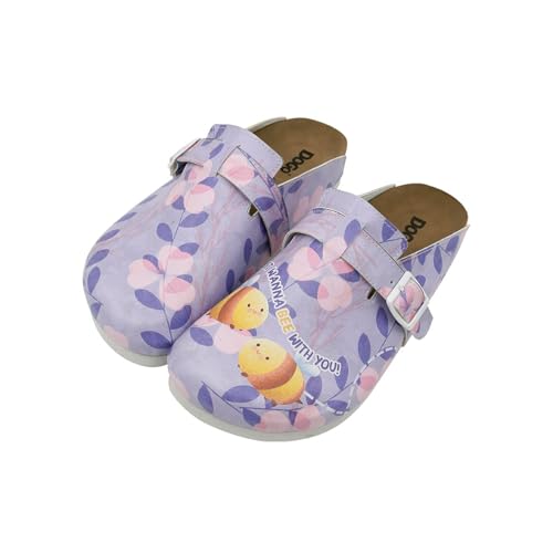 DOGO Damen Clogs - Vegane Damen Clogs und Nachhaltige und Bunte Pantoletten