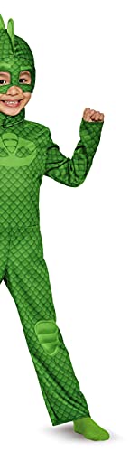 Gekko Classic Toddler PJ Masks Costume, Medium/3T-4T