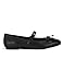 Guess Women's Kayra Flat, Black Leather 001, 7
