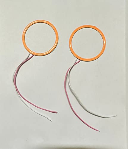 Image of Universal 60MM 2PC /SET Car Bike DRL Daytime Running Light Angle Eyes LED Ring COB LED Halo Ring Purple