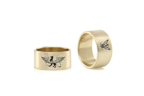 Bague griffon en or gravée au design mythique et finitions haut de gamme - 6