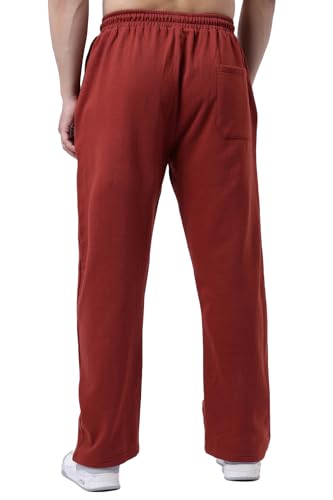 Image of FUAARK Men's Premium Polycotton Relaxed Loose Fit Sports Gym Stylish Track Pant Trouser for Men