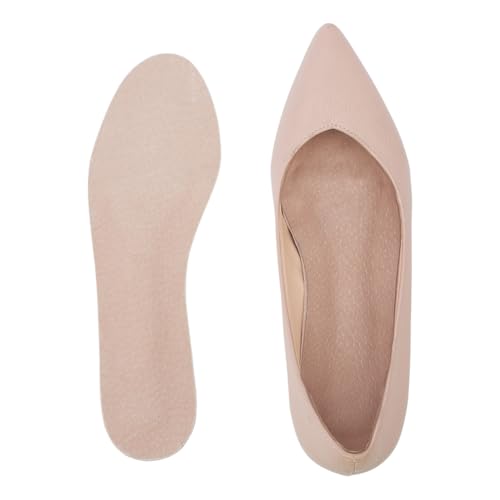 3 pares de plantillas de cuero autoadhesivas para tacones altos mujer miniatura 1