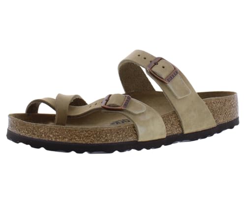 Image of Birkenstock Unisex Adult Franca Mayari Oiled Leather Sandals