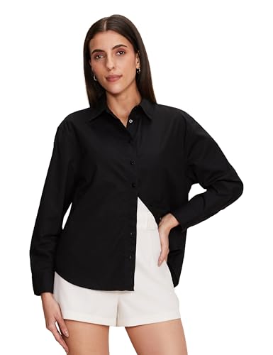 Amazon Brand - Symbol Women's Oversized Cotton Casual Shirt (Avai...