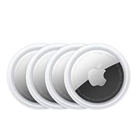 Apple AirTag (4 Pack). Track and find Your Keys, Wallet, Luggage, Backpack and More. Simple one-tap Set up with iPhone or iPad. Replaceable Battery.