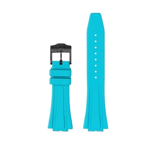 RWUXCYNTP ���o�[���v�X�g���b�v�ƌ݊����J�V�I 5611 GA-2100 GM-2100 GBM2100 ���v�o���h Casioak Ga2110 Gm2100 Gbm2100 �N�C�b�N�����[�X�u���X���b�g(Sky blue-Black)
