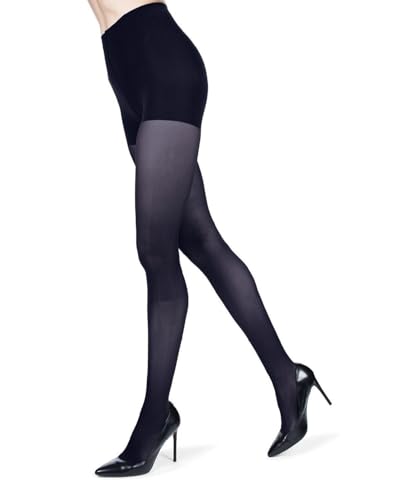 MeMoi Semi-Opaque Tights, Comfortable and Lightweight Control Top Tights, 40 Deneir - Sizes Small to Q2