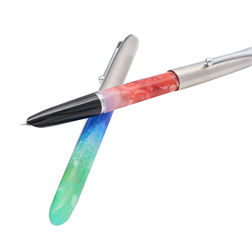 Sipliv 583337891 Set Of 2 Jinhao 51A Acrylic Celluloid Fountain Pen Set Stationery School Office Supplies Stationery Gift thumb #3
