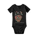 0-3 Months Baby Boy Clothes, Toddler Short Sleeve One-Piece Bodysuits A Tribe Music Theme Called...