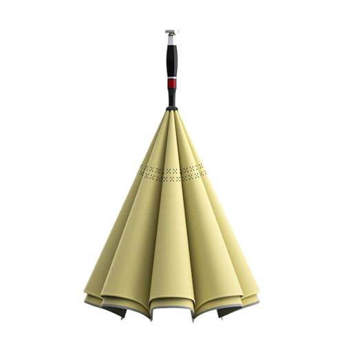 Parapluie inversé résistant au vent avec grand auvent imperméable et poignée ergonomique