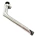 Bike Stem Gooseneck Handle Bar Stem 22.2mm 30° Rises Aluminum Alloy for Bicycle Cruiser Bikes Comfort Bikes, Silver