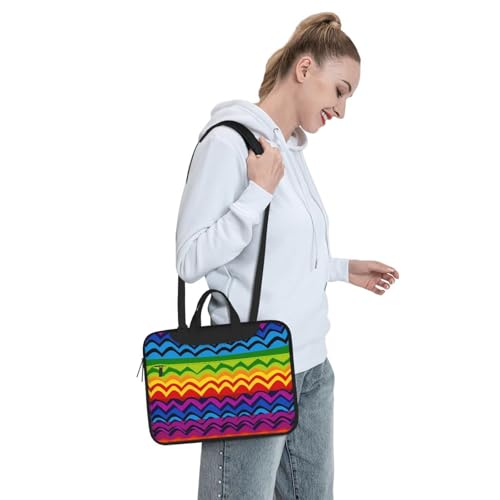 Maletín camiseta para portátil Rainbow Gay Pride 13 pulg miniatura 3