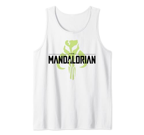 Débardeur Mandalorian Star Wars avec logo néon pour homme fan de la saga culte