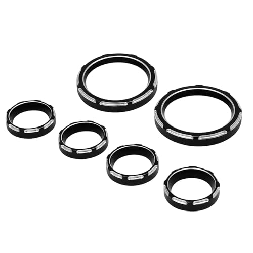 Couvercle tachymètre moto noir pour Harley Touring Electra Glide CVO Ultra 1996-2013