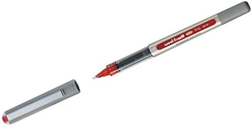 Uni-Ball UB-157 Eye Rollerball Pen - Red Ink Pack of 3