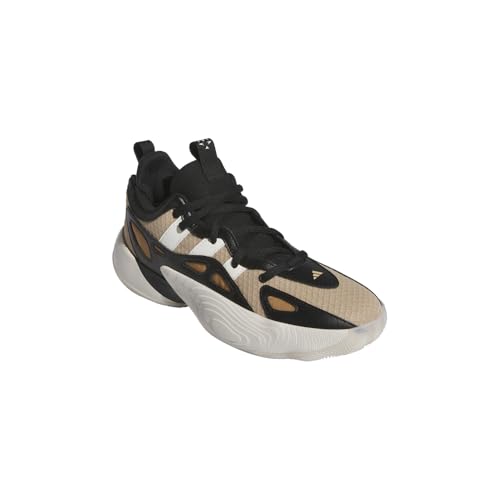 Image of adidas Unisex-Adult Trae Young Unlimited 2 Low Trainers, Magic Beige /Cloud White /Black, 6.5