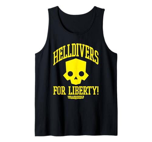 Helldivers 2 Sony PlayStation Video Game for Liberty! Icon Tank Top