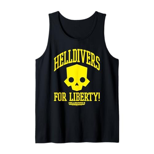 Helldivers 2 Sony PlayStation Video Game for Liberty! Icon Tank Top