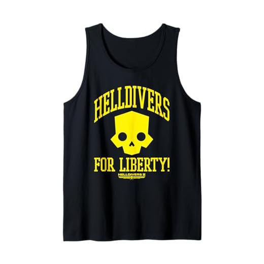 Helldivers 2 Sony PlayStation Video Game for Liberty! Icon Tank Top