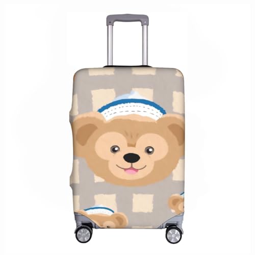 スーツケースカバー ダッフィー キャリーバッグカバー お荷物カバー おしゃれ ラゲッジカバー 保護カバー 洗える 耐久性 弾力性 防塵カバー 人気 出張用 旅行のサムネイル