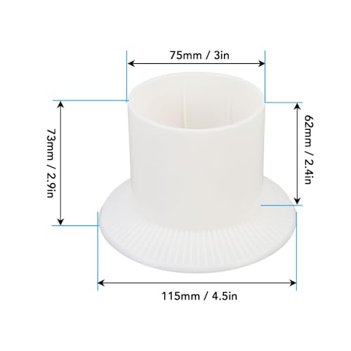 Portavasos universal de succión blanco para auto y barco miniatura 2