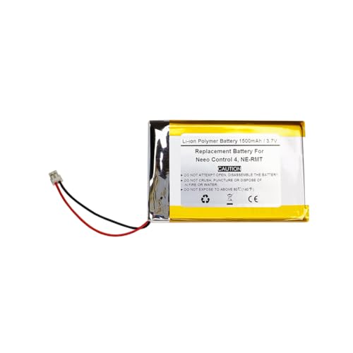 Batería de repuesto de 1500 mAh 3,7V compatible con AHB404066 Neeo Control 4 NE-RMT