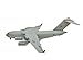 TANG DYNASTY(TM) 1:200 C-17 Globemaster III Military Transport Aircraft Metal Plane Model,US Air Force, Military Airplane Model,Diecast Plane,for Collecting and Gift