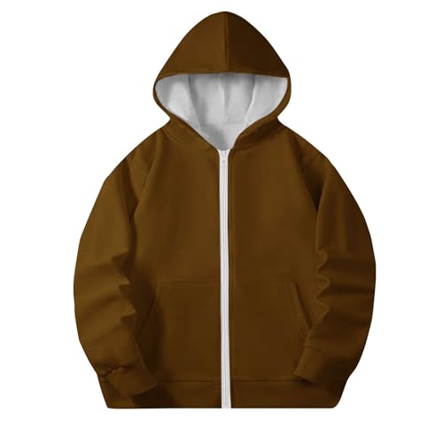 Kids Boys Girls Oversized Zip up Hoodies Fall Long Sleeve Sweatshirts Oversized Hooded Jacket Outerwear with Pockets4