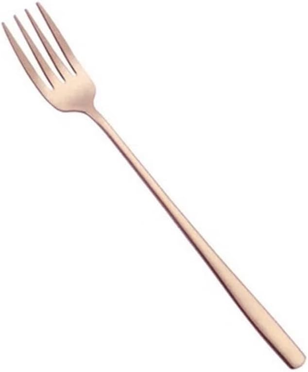 Stainless Fruit Forks Stainless Steel Western Home Steak Dessert Forks for Dessert Cake Cocktail(Colour 4)