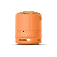 Sony SRS-XB100 - Kabelloser Bluetooth-Lautsprecher, tragbar, leicht, kompakt, Outdoor, Reise-Lautsprecher, langlebig, IP67 Wasser- und staubdicht, 16 Std Akku, Trageriemen, Freisprechfunktion, orange – Ansicht 9