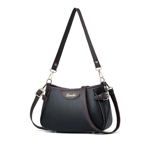 Sac épaule avec imprimé noir compact pour ranger vos essentiels de soirée