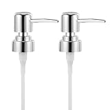 TOPPERFUN 2 Stück Seifenspenderpumpen mit Druckmechanismus Ersatzpumpe für Lotion und...