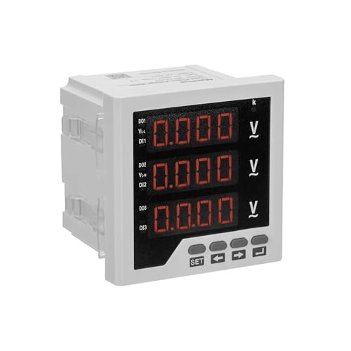 Compteur d'énergie numérique MH-3AV33 AC220V et voltmètre programmable
