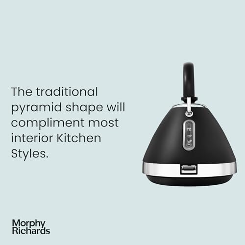 Morphy Richards 100131 Venture Pyramid Kettle Black