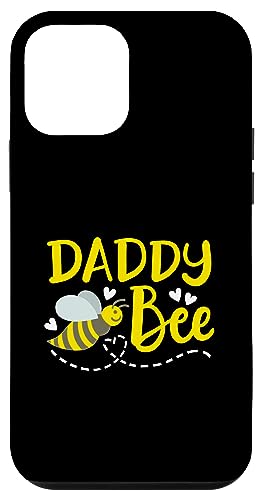 Daddy Bee Cute Apicultura Fiesta de cumpleaños a Juego Familia Hombres Carcasa para iPhone 12 Mini