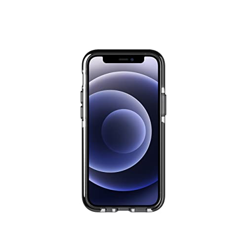 tech21 Evo Check Phone Case for Apple iPhone 12 and 12 Pro 5G with 12 ft Drop Protection, Smokey/Black T21-8373