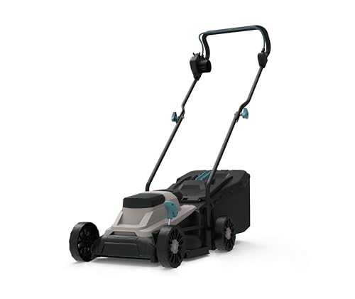 NeoKraft Elektro-Rasenmäher 1300W – 33 cm Schnittbreite – Elektrischer Mäher mit 30L Fangkorb & 6-facher Schnitthöhenverstellung – Kompakt & Leistungsstark - Rasenmäher - Gartenmäher