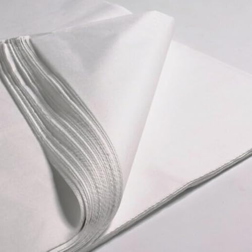 Apex Business Supplies 50 Sheets of Large White Tissue Paper 20x30 inches Acid-Free Tissue Paper for Art Gift Wrapping & Packaging