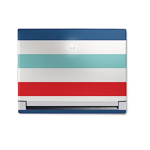 Image of MightySkins Skin Compatible with Alienware M18 R1 (2023) Full Wrap Kit - Sailor Stripes | Protective, Durable, and Unique Vinyl Decal wrap Cover | Easy to Apply & Change Styles | Made in The USA