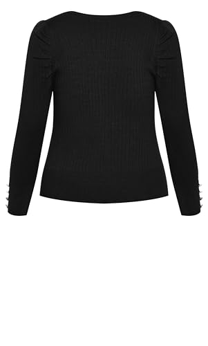 Image of City Chic Women's Plus Size Rebel Rock Sweater