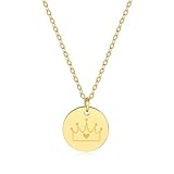 Princess Crown Necklace Princess Cosplay Jewelry Custom Gift for Women Christmas or Birthday