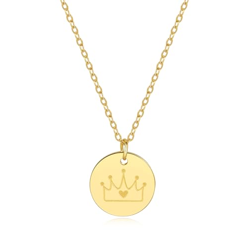 Princess Crown Necklace Princess Cosplay Jewelry Custom Gift for Women Christmas or Birthday