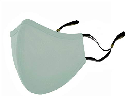 Kit 2 Máscara de Tecido Lavável Tékhne 3 Camadas Alg Premium (Verde Claro, M - Feminino)