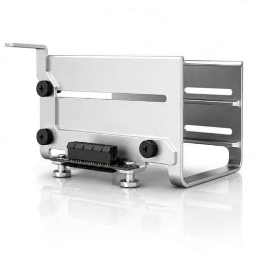 ZimaBoard Uchwyt HDD 2-kieszeniowy do ZimaBoard 2, Aluminiowy stelaż na dwa dyski 3,5", Kompaktowa rama NAS/serwera domowego, Łatwy montaż, Przyjazny dla kabli układ, Srebrny