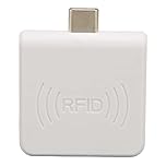 LUCKDANO Square Card Reader, Intelligent ID Card Machine Square Credit Reader With Type C Interface ID Mobile Phone For 125Khz Portable Smart (White)