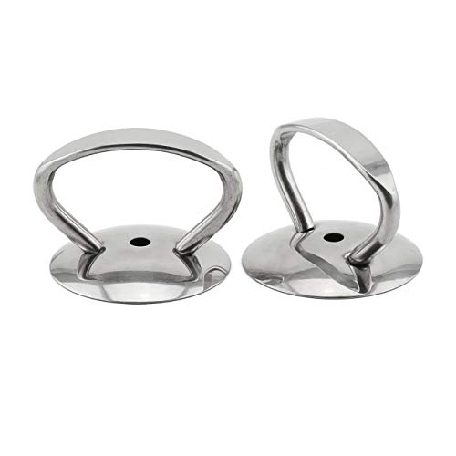 Pzrt 2-Pack Universal Pot Lid Cover Knob Handle,Stainless Steel Replacement Cookware Pot Lid Handgrip Knob With Three Length Mounting Screws And Silicone Washer #TOP1