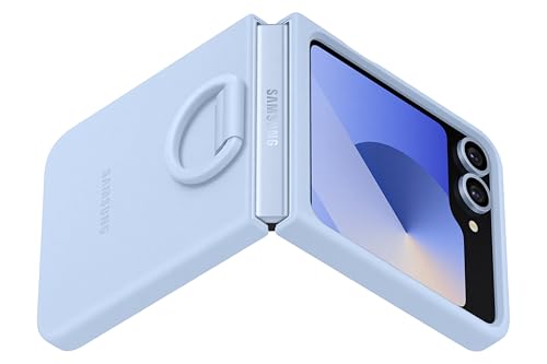 Samsung Silicone Case EF-PF741 für das Galaxy Z Flip7 FE | Z Flip6, Smartphone Cover, Handy-Hülle inklusive Ringhalter, Silikon… – Ansicht 4