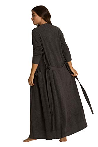 Barefoot Dreams Cozychic Lite Long Robe, Carbon, S/M #TOP3