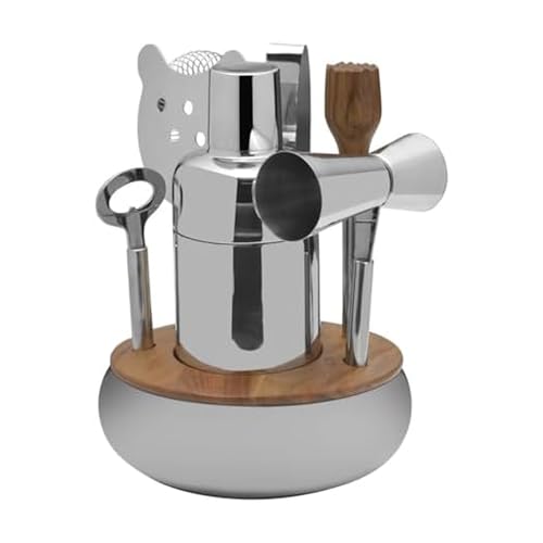 Mikasa Classic 8-Piece Stainless Steel Bar Tool Set with Acacia